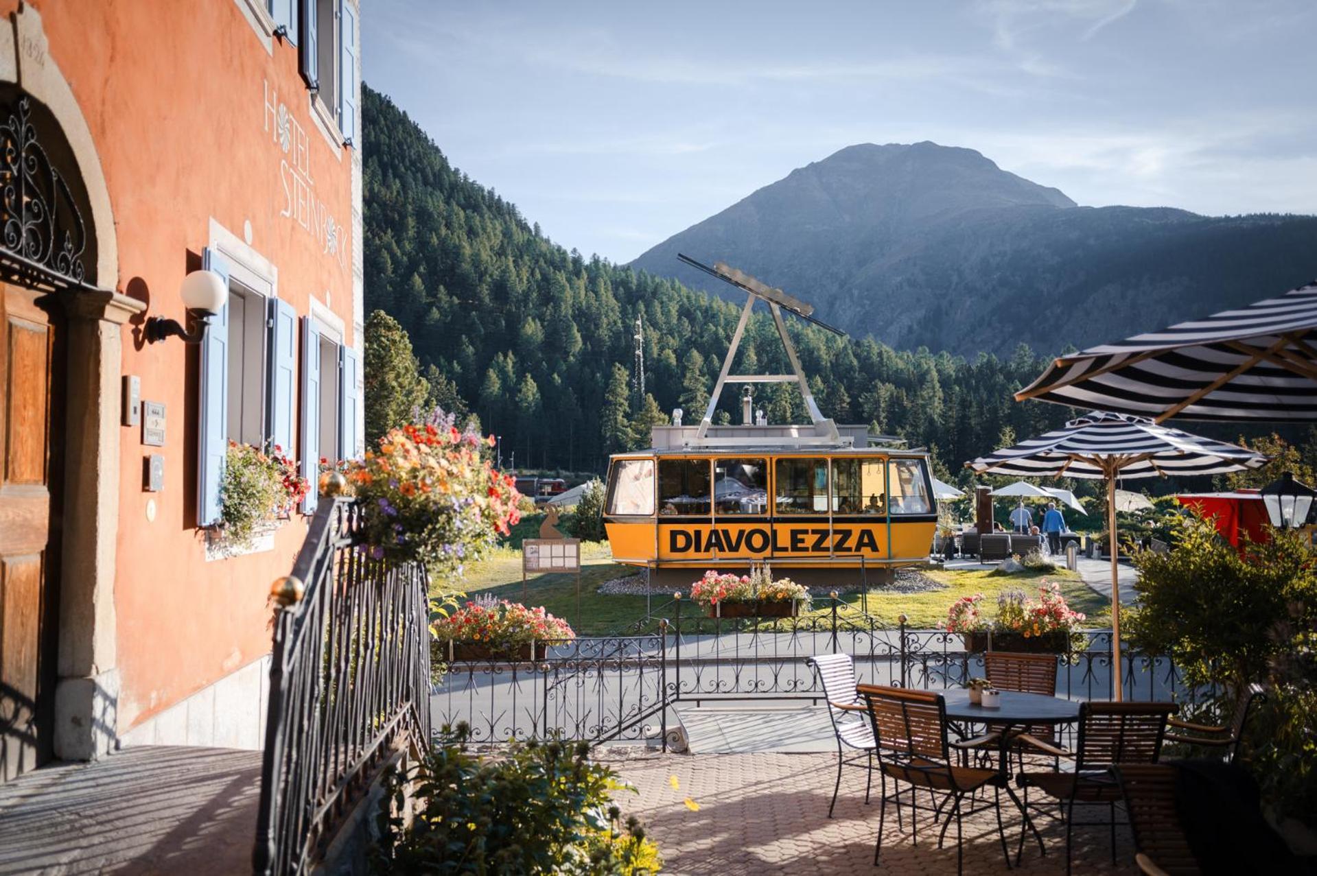Hotel Steinbock Понтрезина Экстерьер фото
